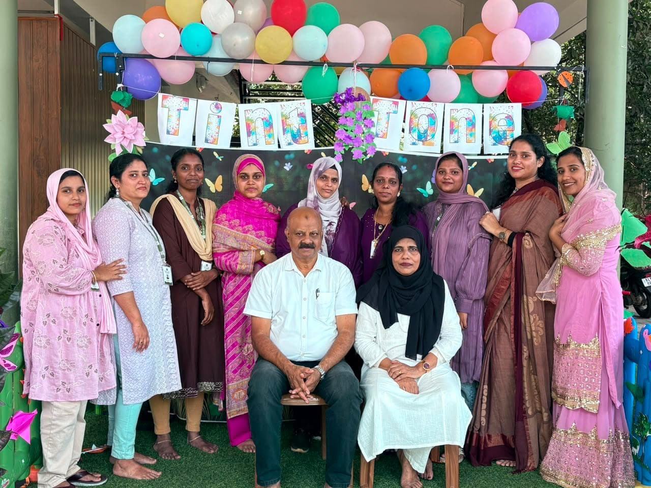 Colours Day celebration with teachers and school leadership