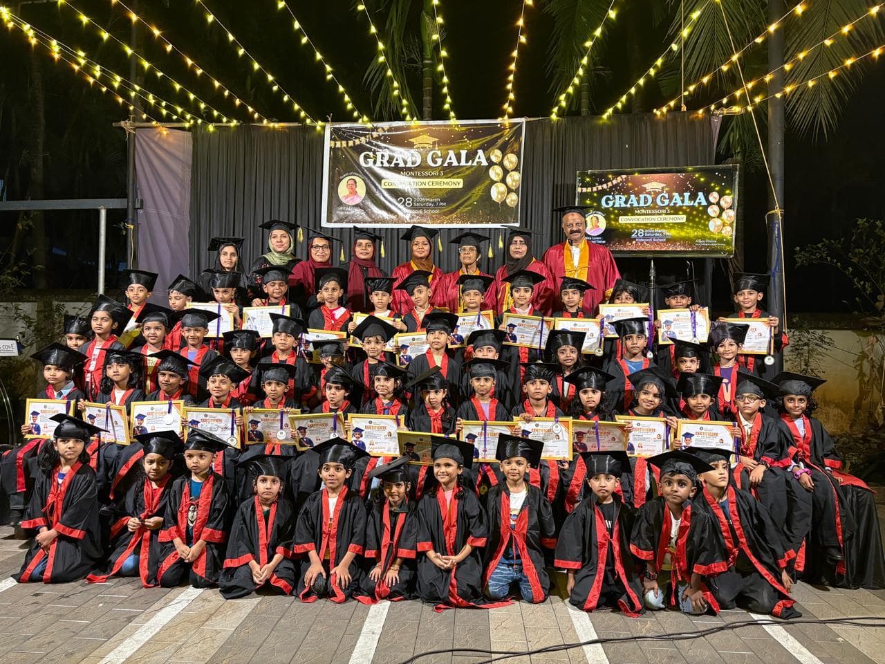 Montessori 3 Convocation & Grad Gala Ceremony at Kids covE School